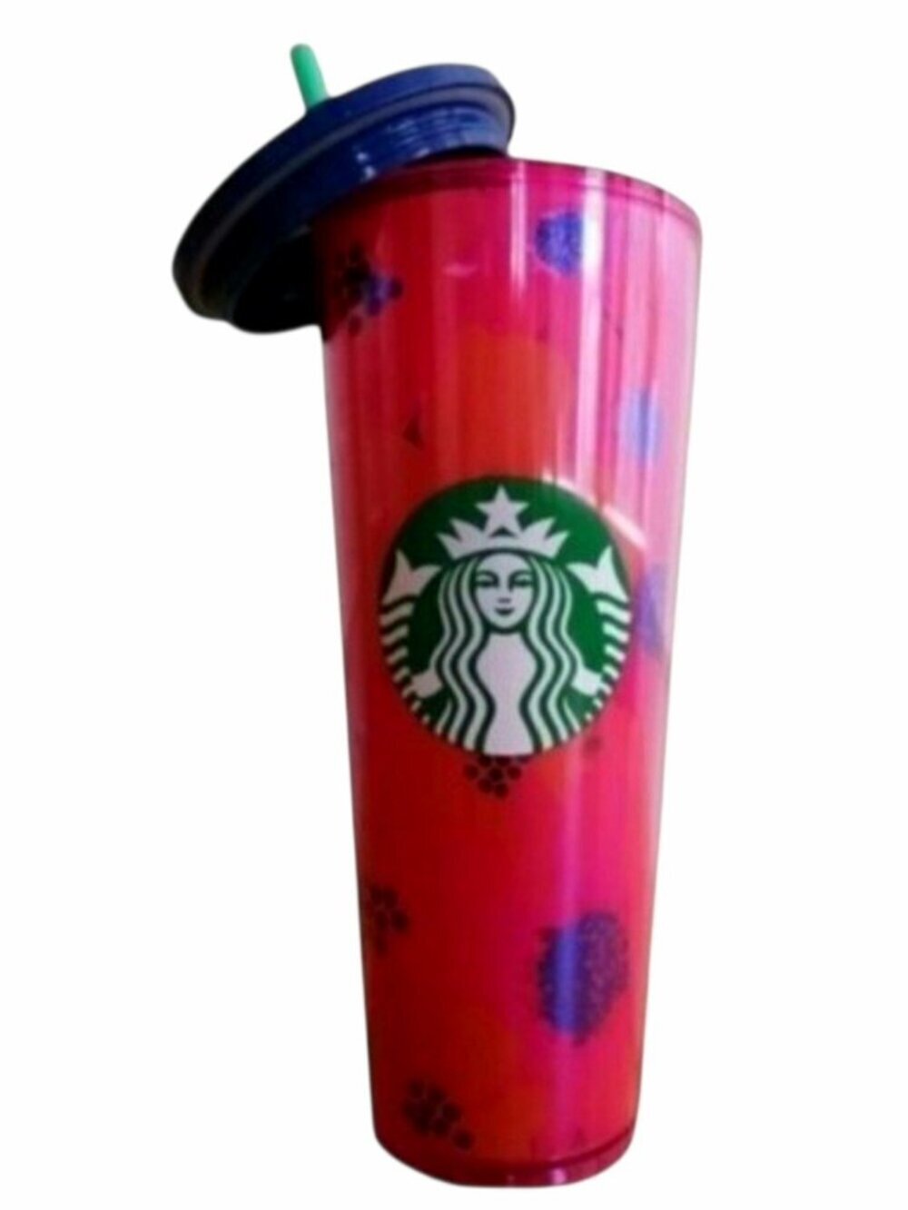 Starbucks Hibiscus Red Summer 2022 Tumbler 24oz Venti Floral Collectible Cup